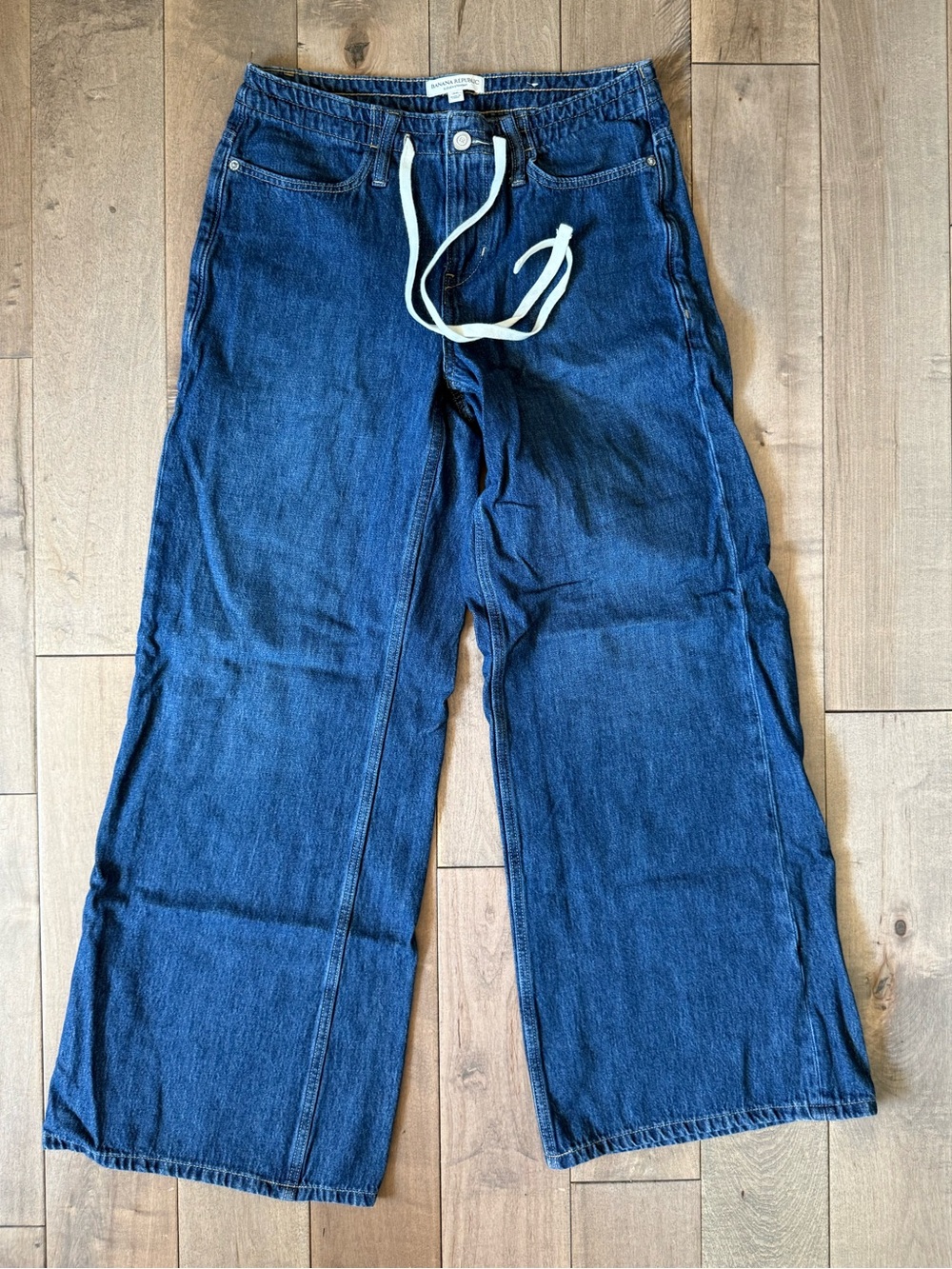 Banana Republic Loose Drawstring Jeans